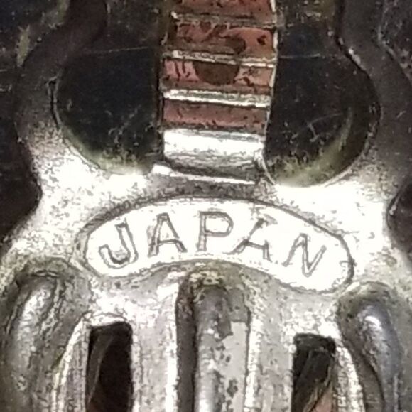 Vintage Neutral Tone Tan and Brown Beaded Cluster Clip On Earrings, Retro, Japan - Picture 4 of 6